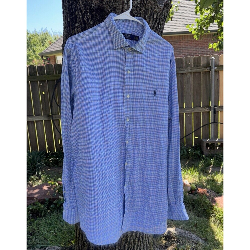 Chic POLO RALPH LAUREN Mens Sz XL‎ Multicolor Plaid Shirt 2018 Small Pony